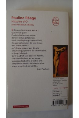 Histoire d'O, suivi de Retour à Roissy
